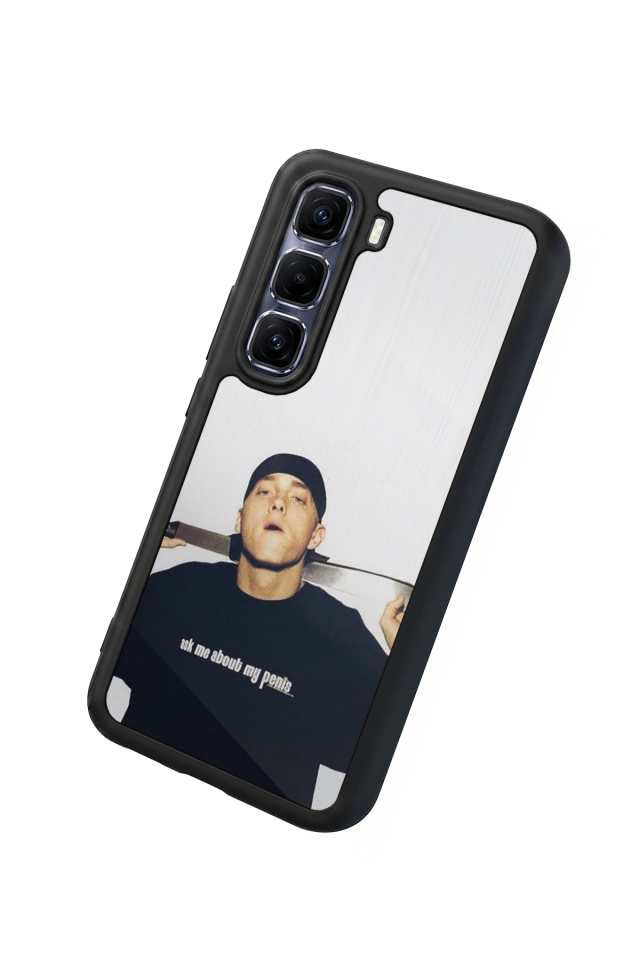 Infinix Hot 60 Pro Plus Uyumlu Eminem Tasarımlı Glossy Premium Kılıf