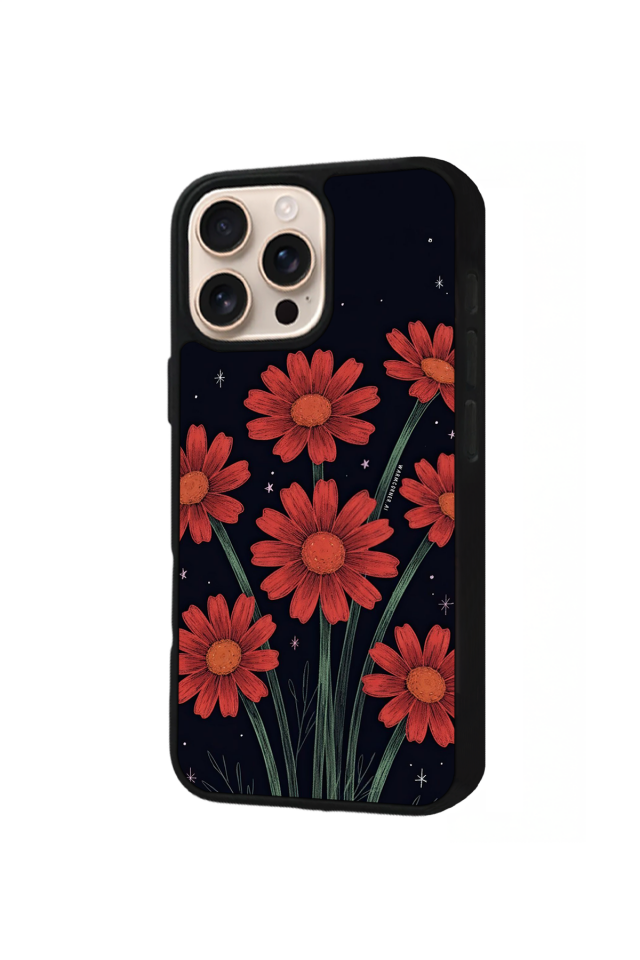 iPhone 14 Pro Max Uyumlu Floral Tasarımlı Glossy Premium Kılıf