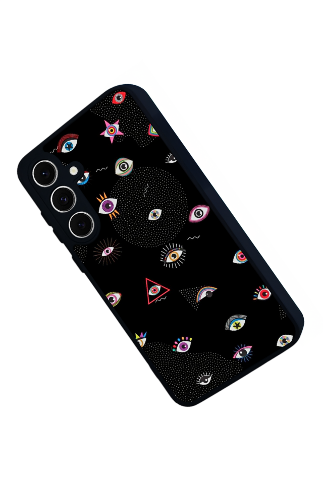 Samsung Galaxy A16 Uyumlu Göz Tasarımlı Glossy Premium Kılıf