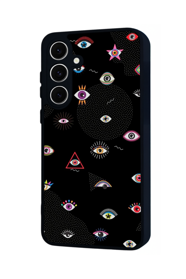 Samsung Galaxy A16 Uyumlu Göz Tasarımlı Glossy Premium Kılıf