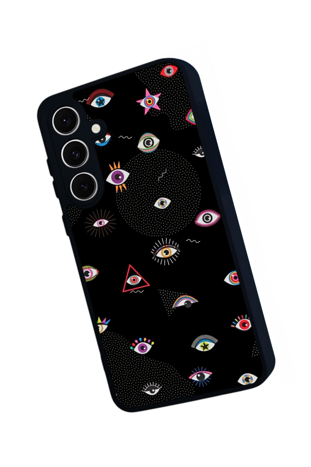 Samsung Galaxy A16 Uyumlu Göz Tasarımlı Glossy Premium Kılıf