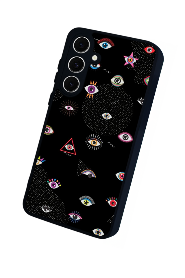 Samsung Galaxy A16 Uyumlu Göz Tasarımlı Glossy Premium Kılıf