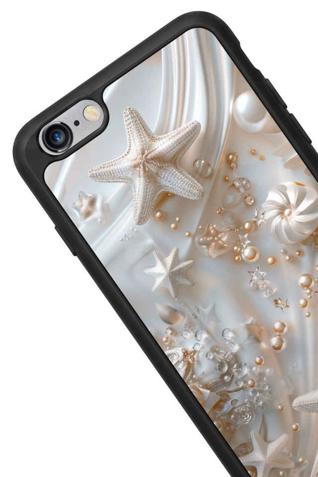 iPhone 6s Plus Uyumlu  İnci Tasarımlı Glossy Premium Kılıf