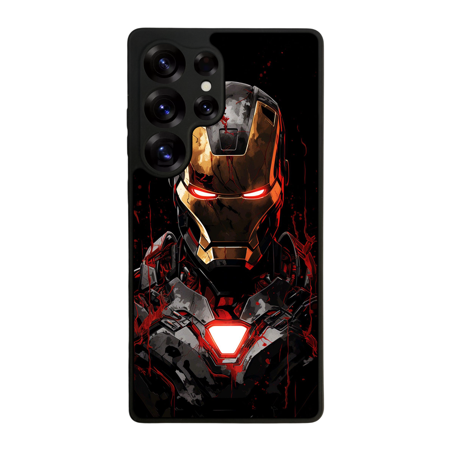 Samsung Galaxy S25 Ultra Uyumlu  Iron Man ( Demir Adam ) Tasarımlı Glossy Premium Kılıf
