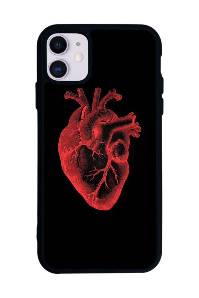 iPhone 11 Uyumlu Kalp Love Tasarımlı Glossy Premium Kılıf