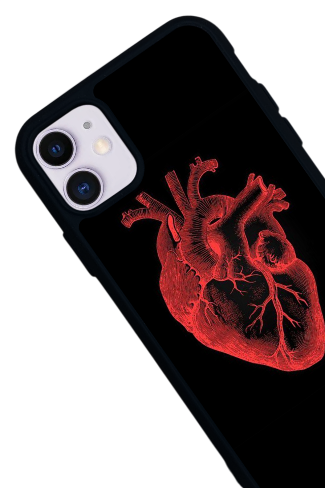iPhone 11 Uyumlu Kalp Love Tasarımlı Glossy Premium Kılıf