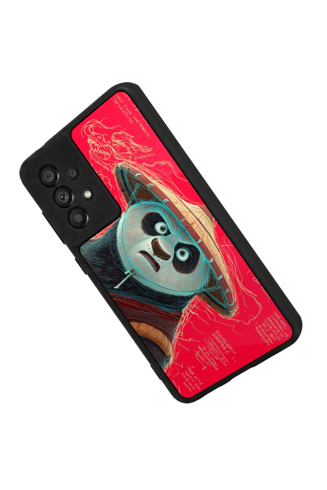 Samsung Galaxy A73 Uyumlu Kung Fu Panda Tasarımlı Glossy Premium Kılıf