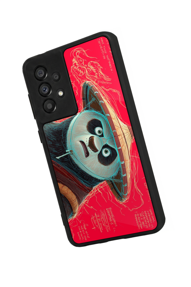 Samsung Galaxy A73 Uyumlu Kung Fu Panda Tasarımlı Glossy Premium Kılıf