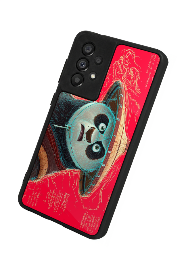 Samsung Galaxy A73 Uyumlu Kung Fu Panda Tasarımlı Glossy Premium Kılıf