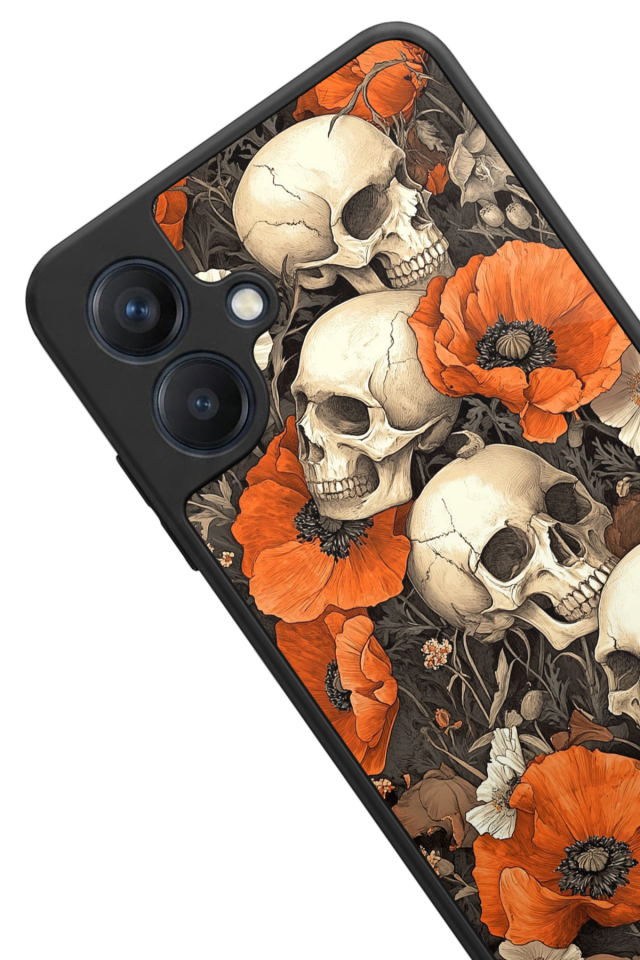 Samsung Galaxy A07 Uyumlu KuruKafa Tasarımlı Glossy Premium Kılıf