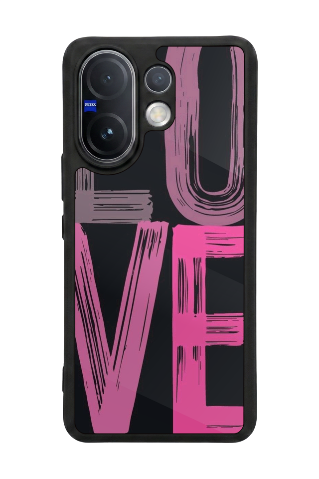 Vivo V60 Uyumlu Love Tasarımlı Glossy Premium Kılıf