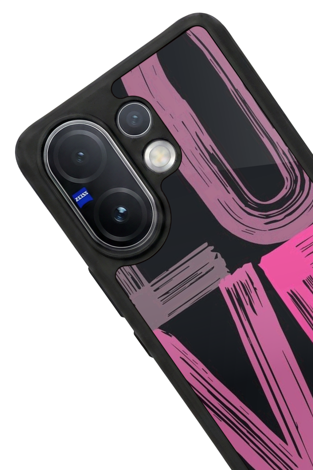 Vivo V60 Uyumlu Love Tasarımlı Glossy Premium Kılıf