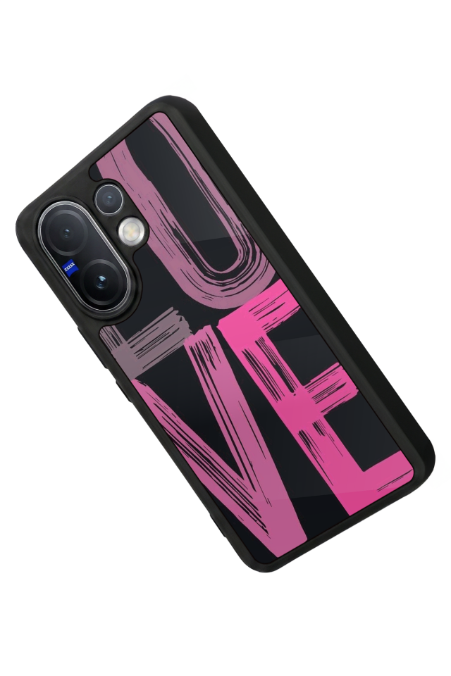 Vivo V60 Uyumlu Love Tasarımlı Glossy Premium Kılıf