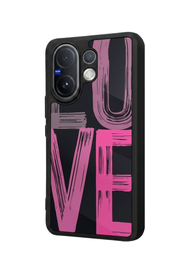 Vivo V60 Uyumlu Love Tasarımlı Glossy Premium Kılıf