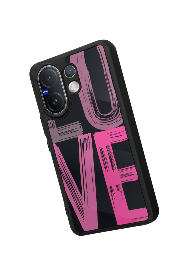 Vivo V60 Uyumlu Love Tasarımlı Glossy Premium Kılıf