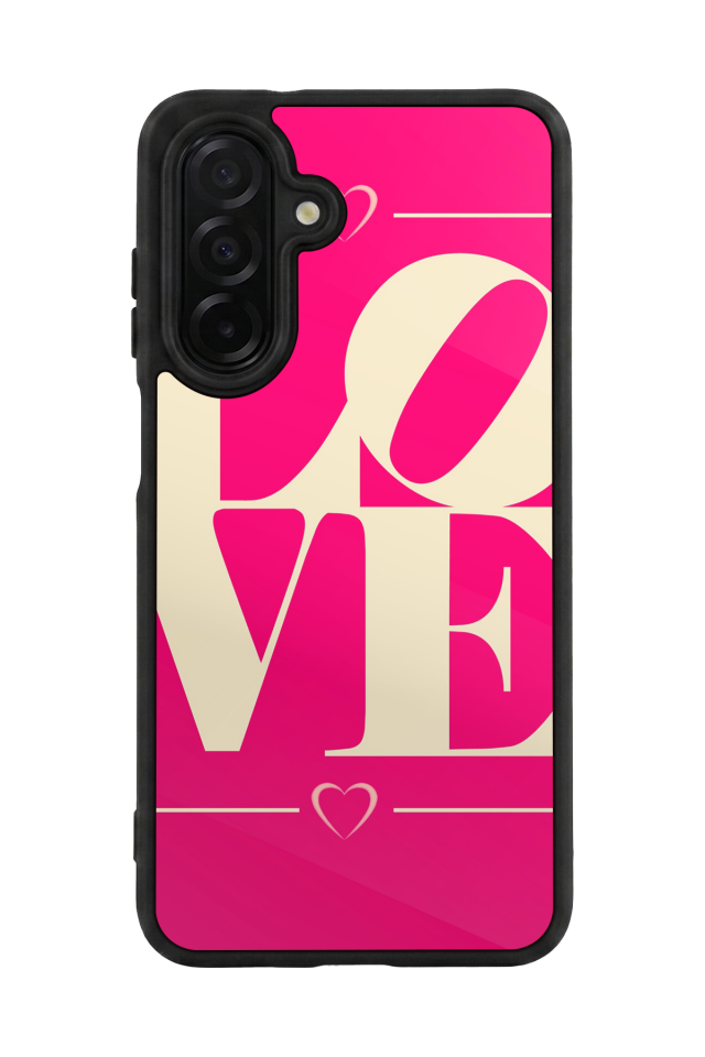 Samsung Galaxy A56 Uyumlu Love Tasarımlı Glossy Premium Kılıf