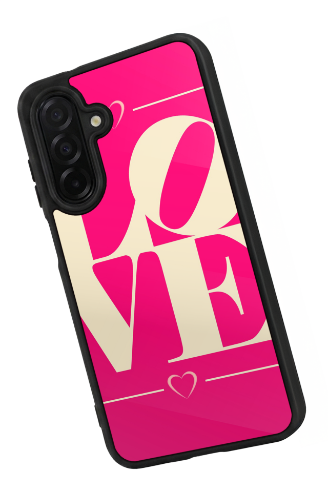 Samsung Galaxy A56 Uyumlu Love Tasarımlı Glossy Premium Kılıf