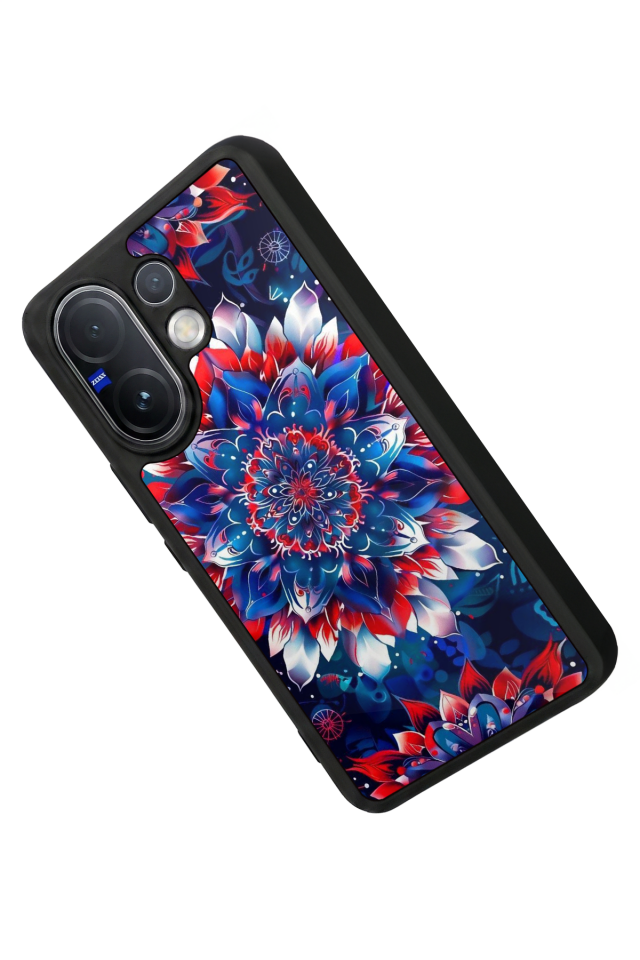 Vivo V60 Uyumlu Mandala Tasarımlı Glossy Premium Kılıf