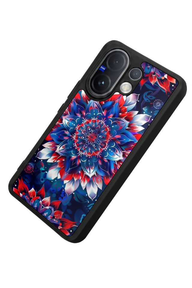 Vivo V60 Uyumlu Mandala Tasarımlı Glossy Premium Kılıf