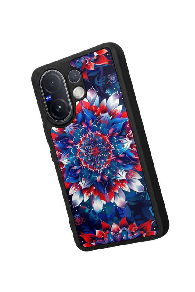 Vivo V60 Uyumlu Mandala Tasarımlı Glossy Premium Kılıf