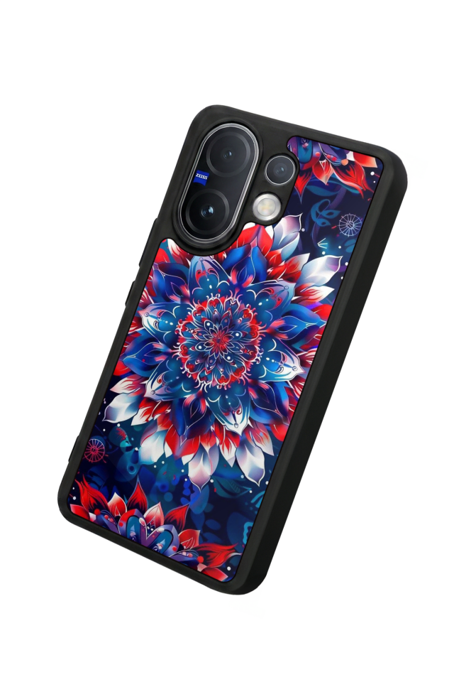 Vivo V60 Uyumlu Mandala Tasarımlı Glossy Premium Kılıf