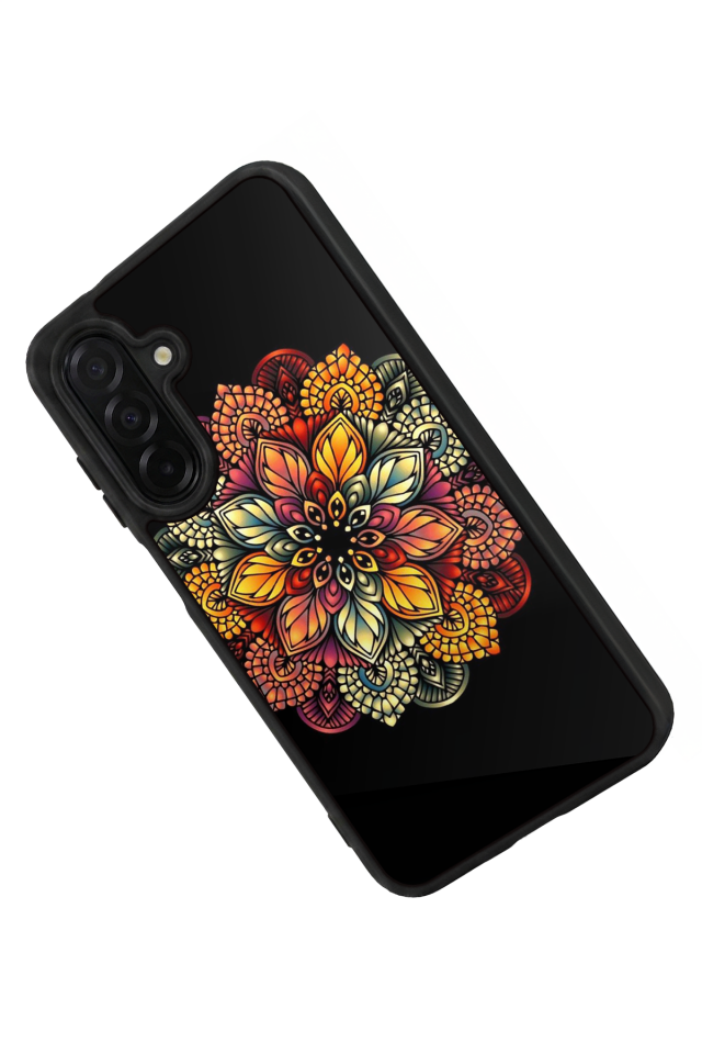 Samsung Galaxy A56 Uyumlu Mandala Tasarımlı Glossy Premium Kılıf