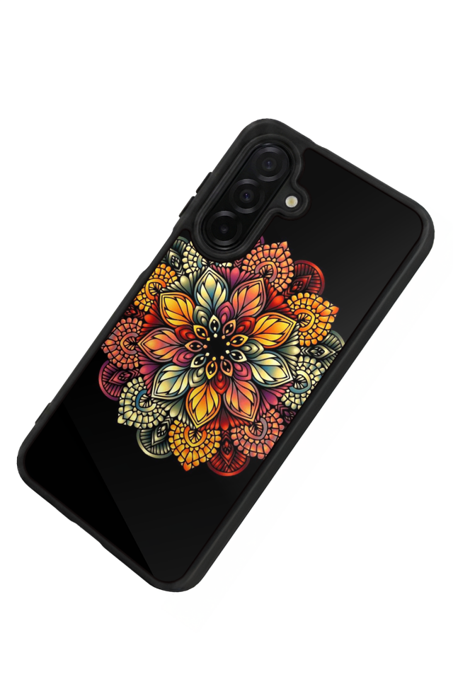 Samsung Galaxy A56 Uyumlu Mandala Tasarımlı Glossy Premium Kılıf