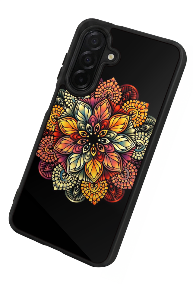 Samsung Galaxy A56 Uyumlu Mandala Tasarımlı Glossy Premium Kılıf