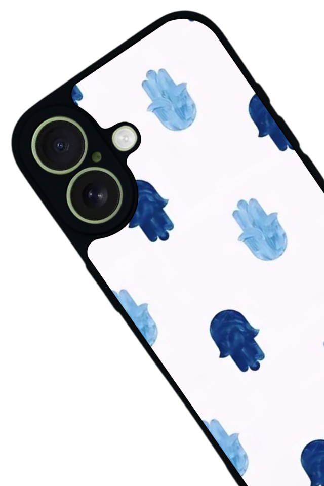 iPhone 17 Uyumlu Nazar Tasarımlı Glossy Premium Kılıf