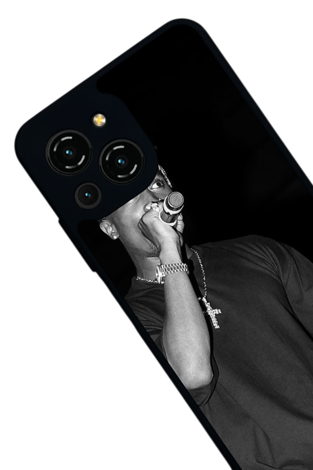 Reeder S23 Pro Max Uyumlu Tupac Tasarımlı Glossy Premium Kılıf