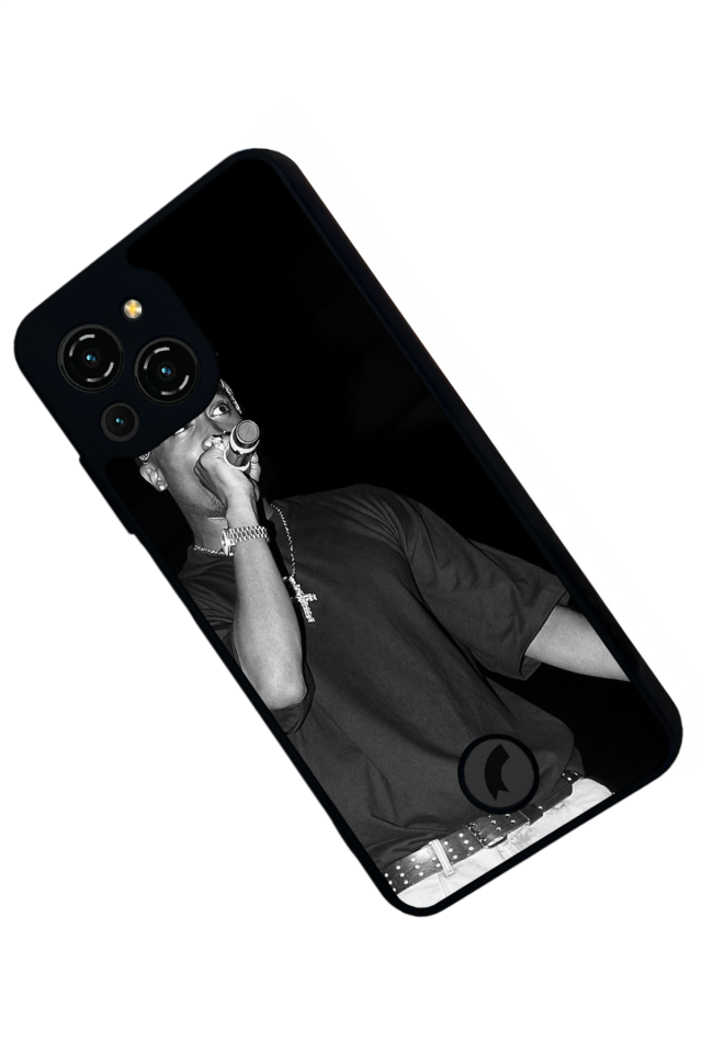 Reeder S23 Pro Max Uyumlu Tupac Tasarımlı Glossy Premium Kılıf