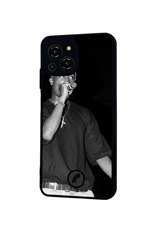 Reeder S23 Pro Max Uyumlu Tupac Tasarımlı Glossy Premium Kılıf