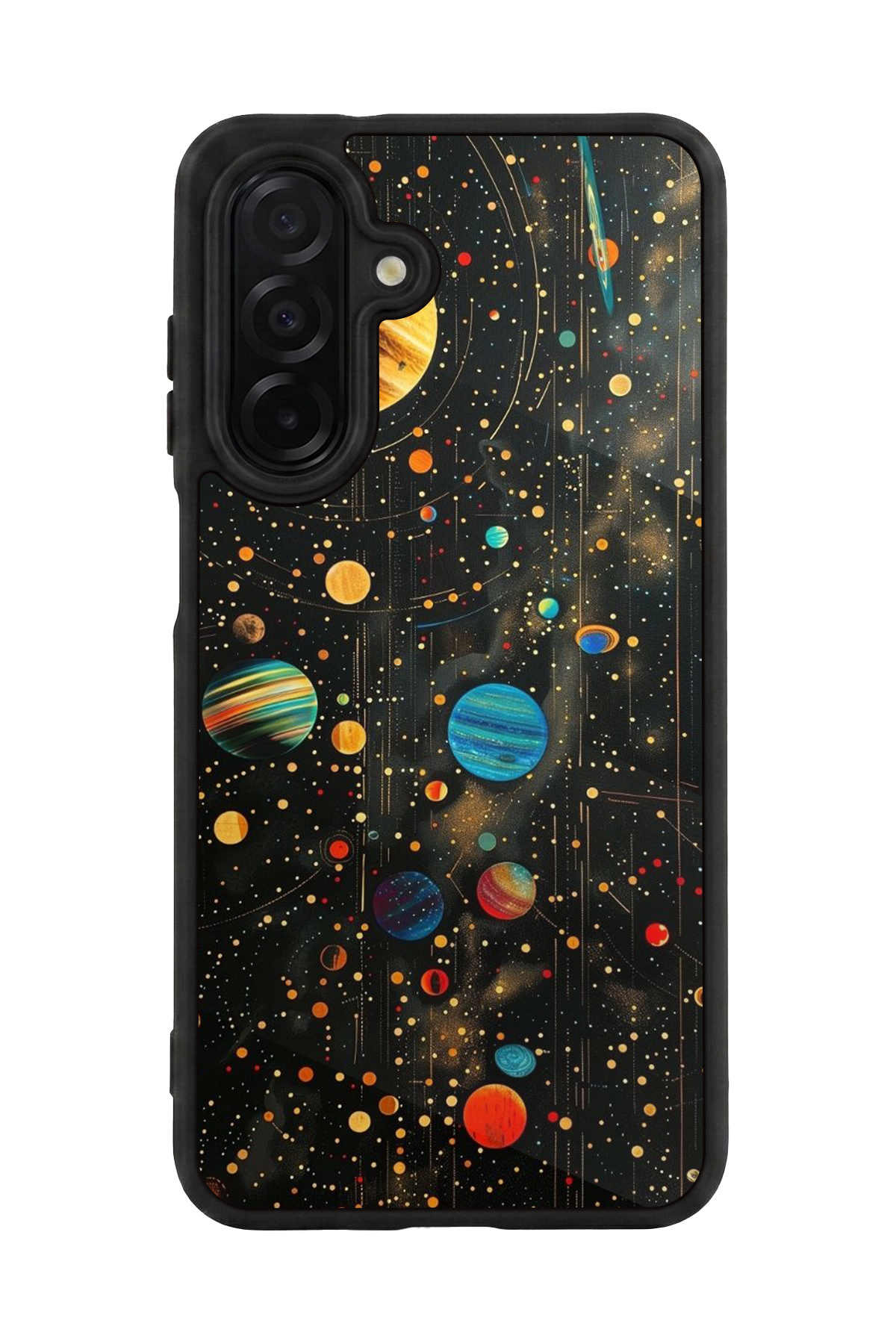 Samsung Galaxy A26 Uyumlu Uzay Tasarımlı Glossy Premium Kılıf