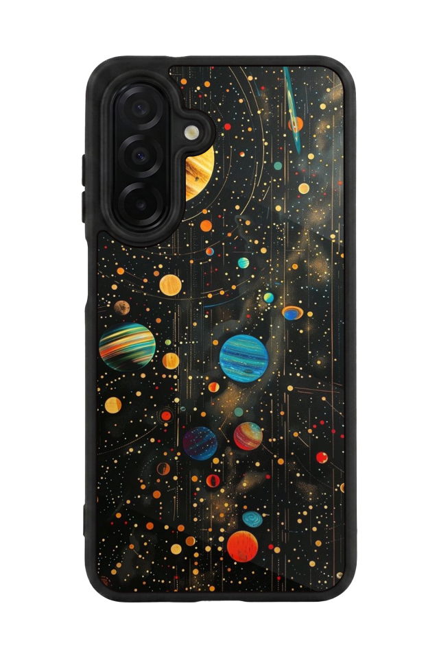 Samsung Galaxy A26 Uyumlu Uzay Tasarımlı Glossy Premium Kılıf