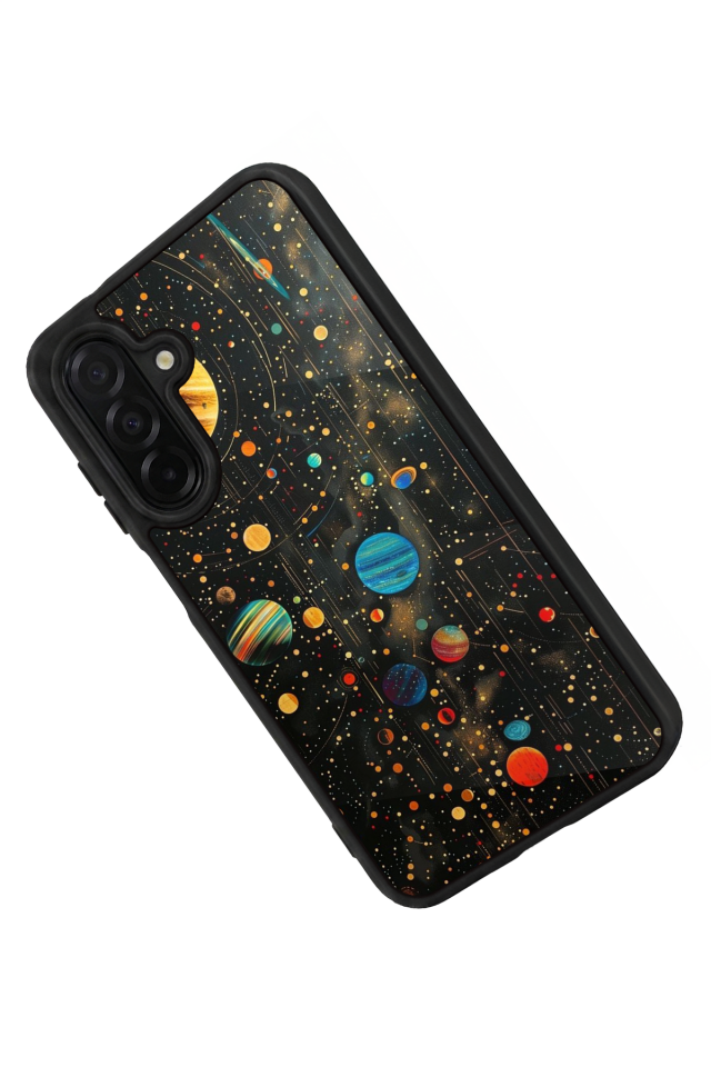 Samsung Galaxy A26 Uyumlu Uzay Tasarımlı Glossy Premium Kılıf