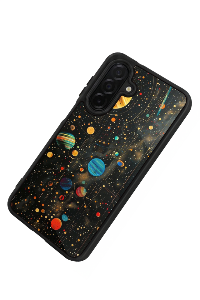 Samsung Galaxy A26 Uyumlu Uzay Tasarımlı Glossy Premium Kılıf