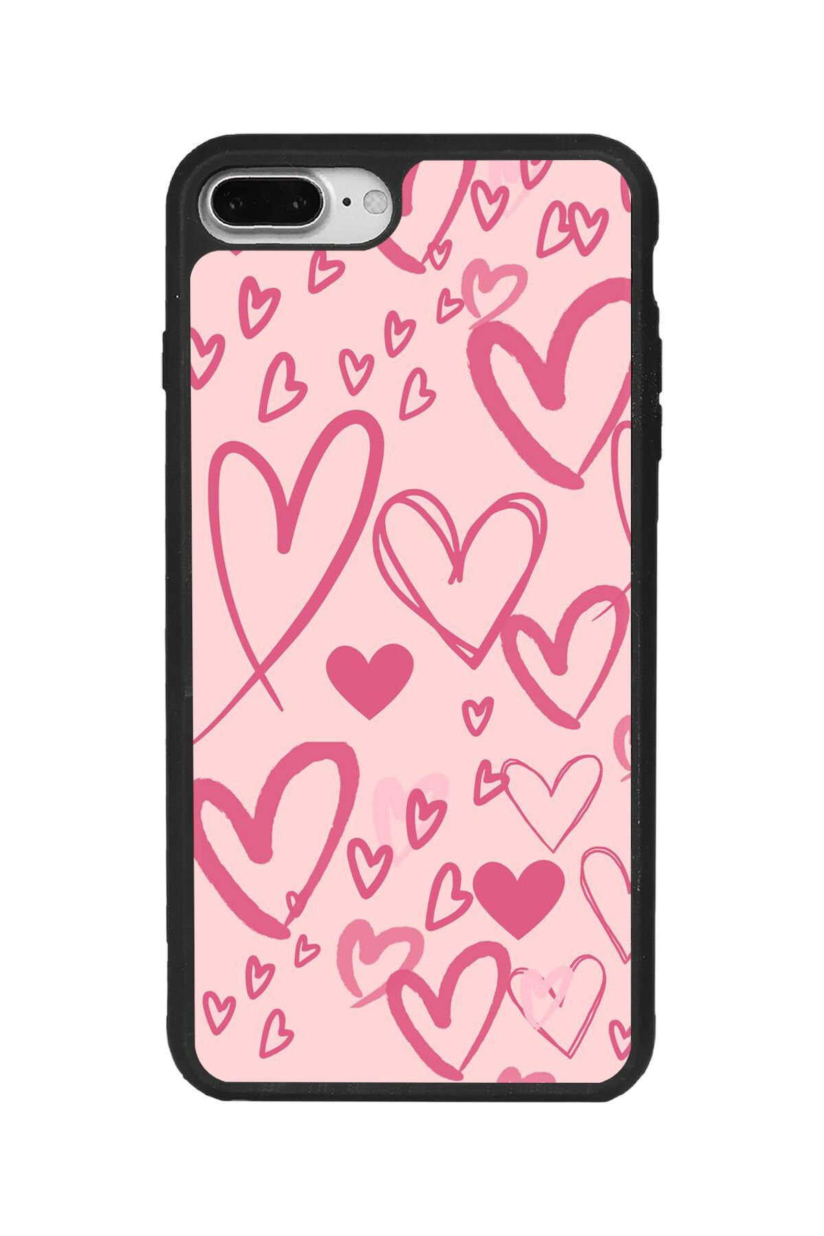 Apple iPhone 7 Plus Siyah Silikon Kılıf Çiziklere ve Darbelere Karşı Koruma