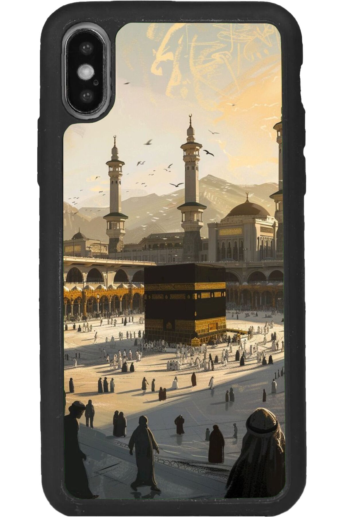 iPhone XS Max Uyumlu Mat Siyah uyumlu Kılıf – Yumuşak Silikon, Koruyucu, Şok Emici Kapak