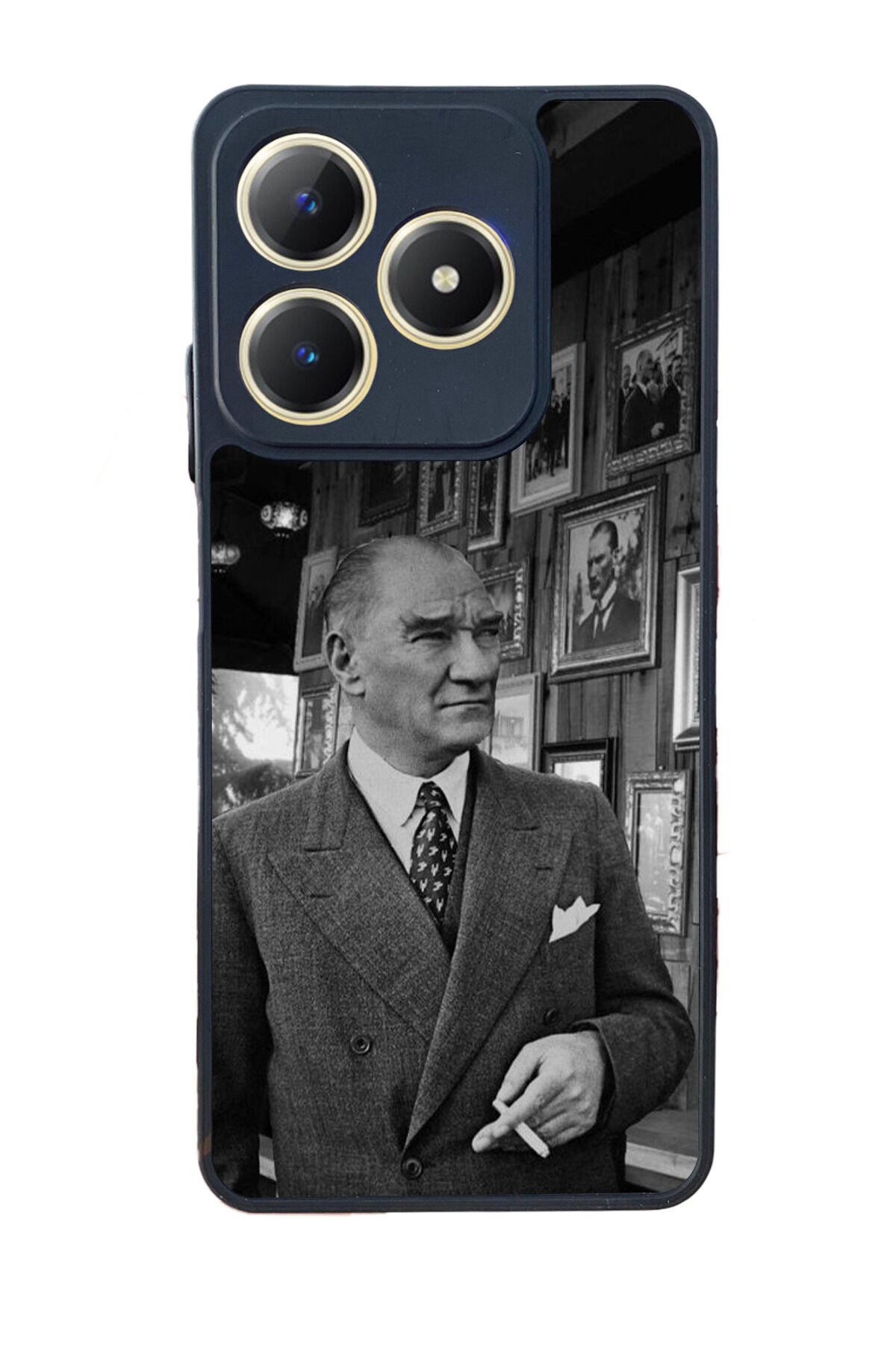 Realme C63 Mat Uyumlu Siyah Kılıf – Yumuşak Silikon, Koruyucu, Şok Emici Kapak