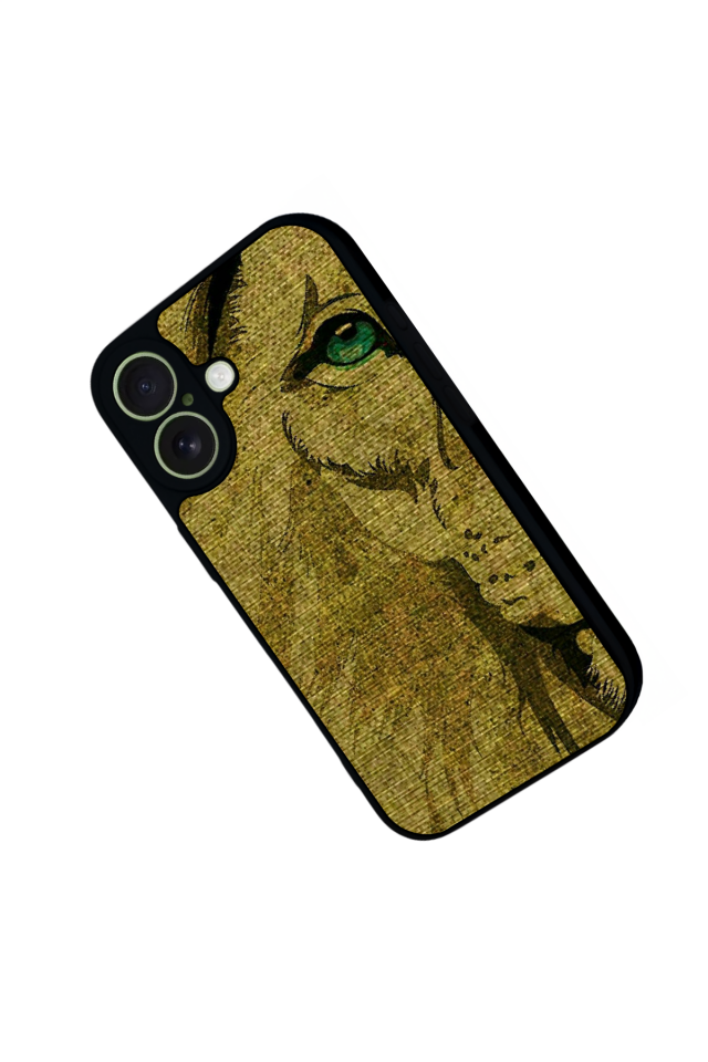 iPhone 17 Uyumlu Aslan Tasarımlı Glossy Premium Kılıf