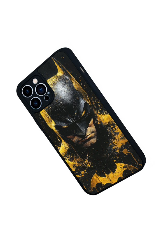 iPhone 12 Pro Max Uyumlu Batman Tasarımlı Glossy Premium Kılıf