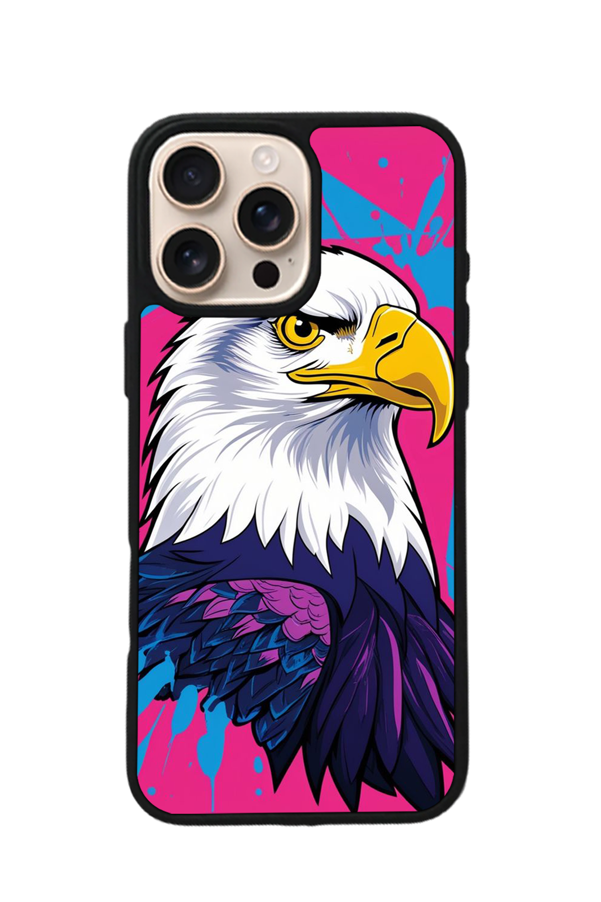 iPhone 16 Pro Uyumlu Besiktas Tasarımlı Glossy Premium Kılıf