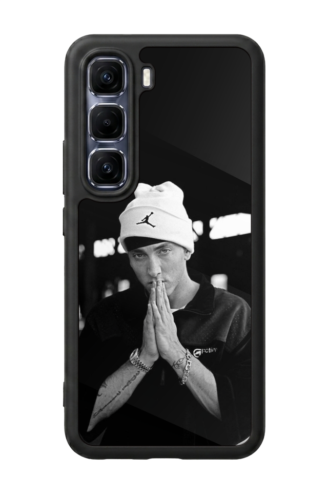 Infinix Hot 60 Pro Plus Uyumlu Eminem Tasarımlı Glossy Premium Kılıf
