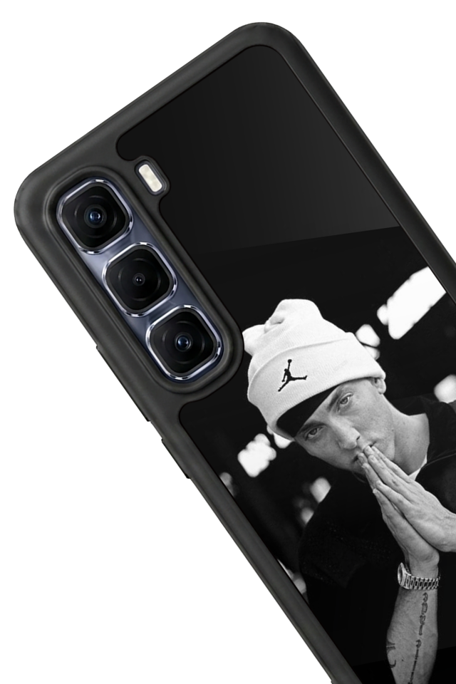 Infinix Hot 60 Pro Plus Uyumlu Eminem Tasarımlı Glossy Premium Kılıf