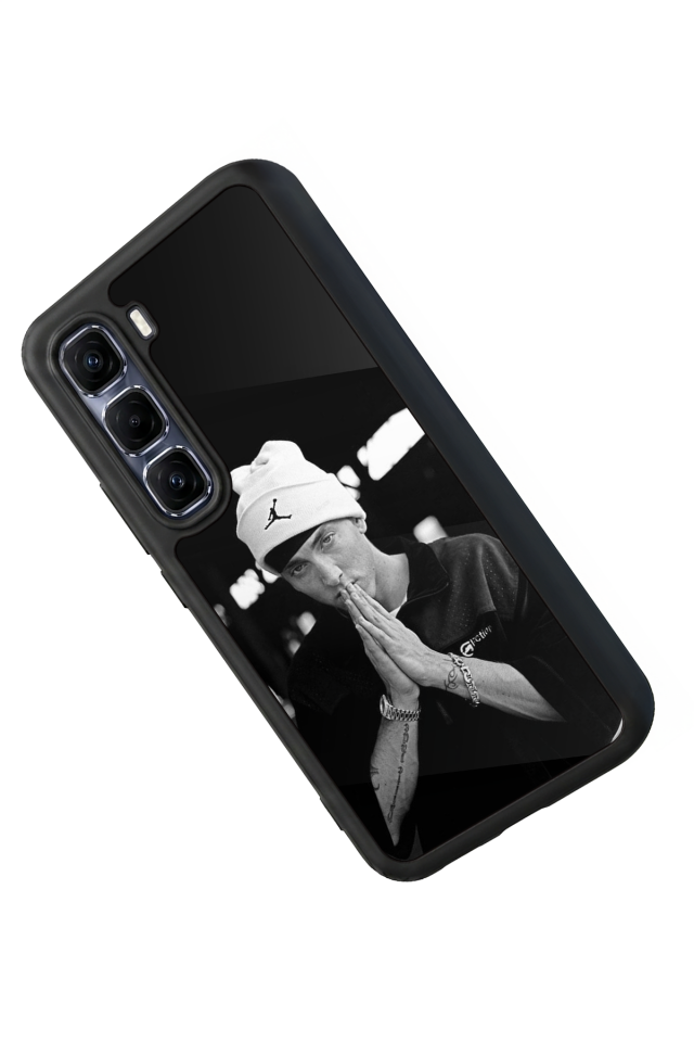 Infinix Hot 60 Pro Plus Uyumlu Eminem Tasarımlı Glossy Premium Kılıf