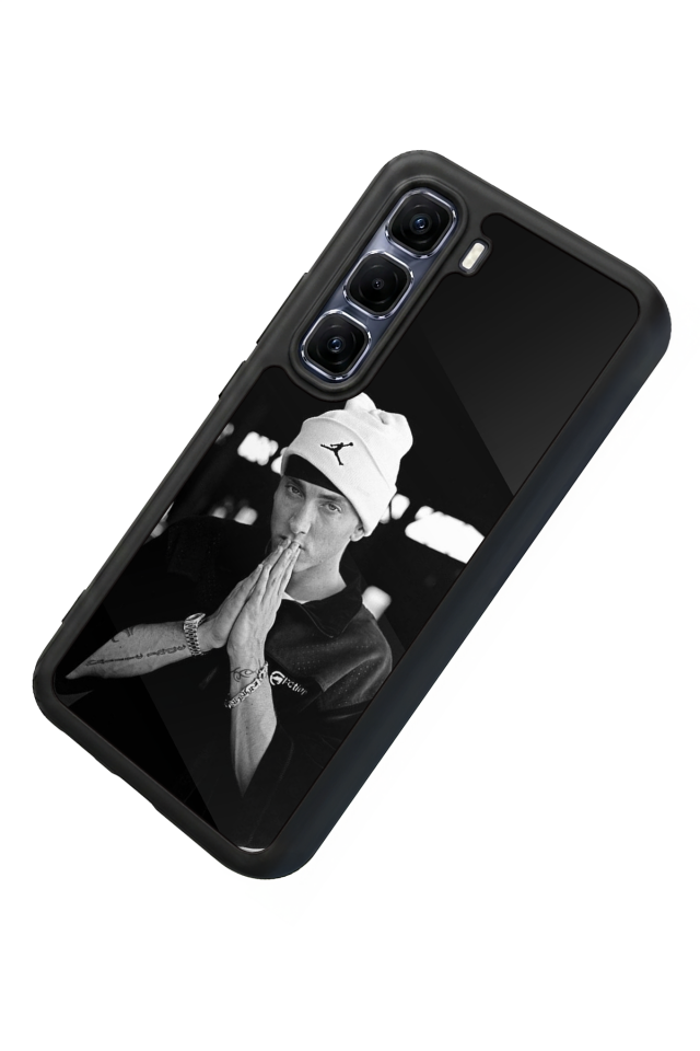 Infinix Hot 60 Pro Plus Uyumlu Eminem Tasarımlı Glossy Premium Kılıf