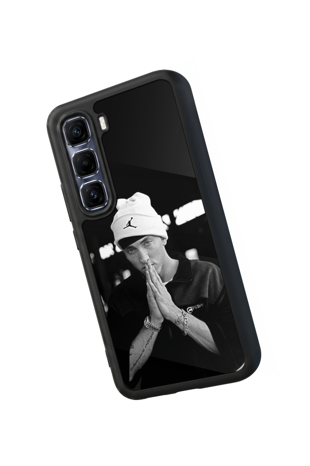 Infinix Hot 60 Pro Plus Uyumlu Eminem Tasarımlı Glossy Premium Kılıf