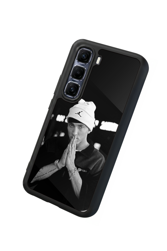 Infinix Hot 60 Pro Plus Uyumlu Eminem Tasarımlı Glossy Premium Kılıf