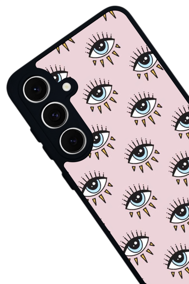 Samsung Galaxy A16 Uyumlu Göz Tasarımlı Glossy Premium Kılıf