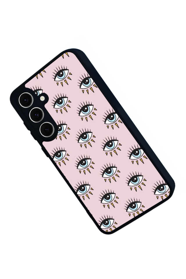 Samsung Galaxy A16 Uyumlu Göz Tasarımlı Glossy Premium Kılıf